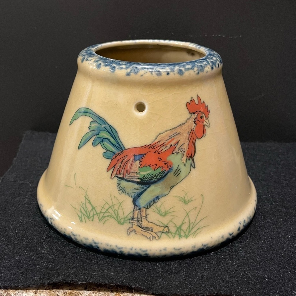 Rooster Ceramic Candle Holder - Picture 4 of 11